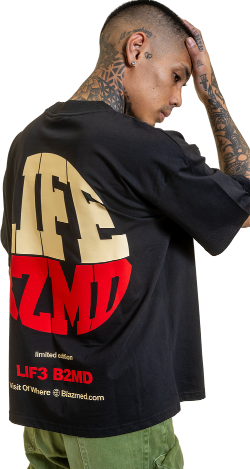 Camiseta Life Bzmd Negra